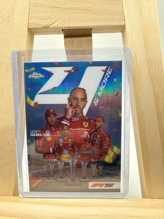 Lewis Hamilton - Topps Chrome F1 2025 (4N-2) 00/00 - RĂźckseite