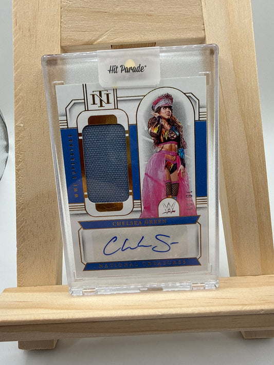 2024 Panini National Treasures WWE - Signatures Chelsea Green #SM-CGR /99 - Rückseite