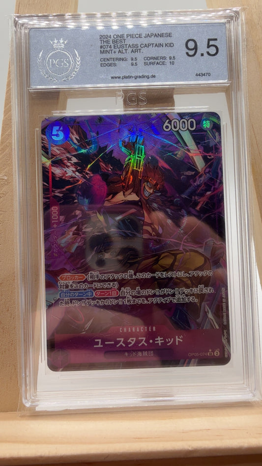 One Piece The Best #074 Eustass Captain Kid JP Mint+ 9.5