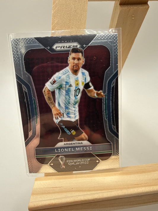 2022 Panini Prizm World Cup - Lionel messi Basic Prizm - Rückseite