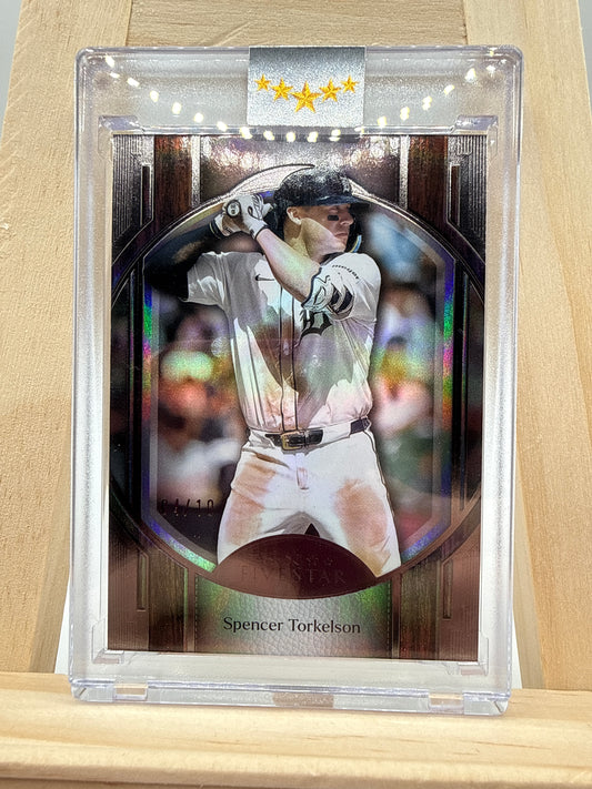 2025 Topps Five Star Spencer Torkelson Silver/Wood /10 Detroit Tigers - Rückseite