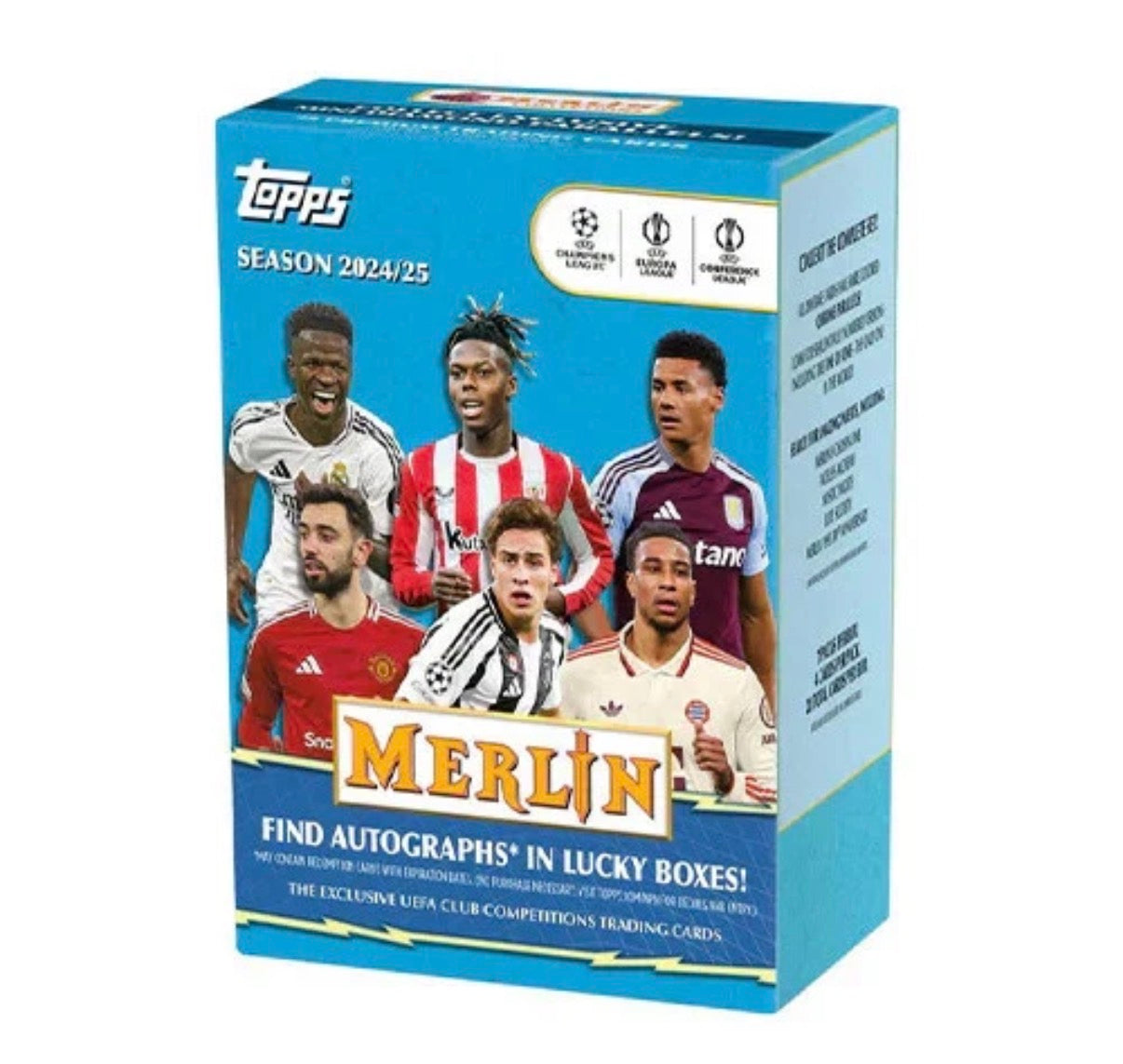Topps 2024 2025 UEFA Club Competiton Merlin Value Box