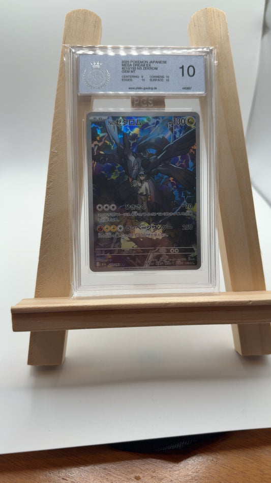 Pokémon PGC 10 N‘s Zekrom 210/193 Mega Dream Ex GEM MINT Japanisch