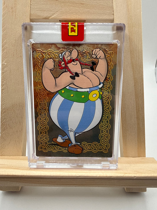 Panini Asterix Sine Tempore 2025 Cuprum Card (Kupferkarte) Obelix - Rückseite