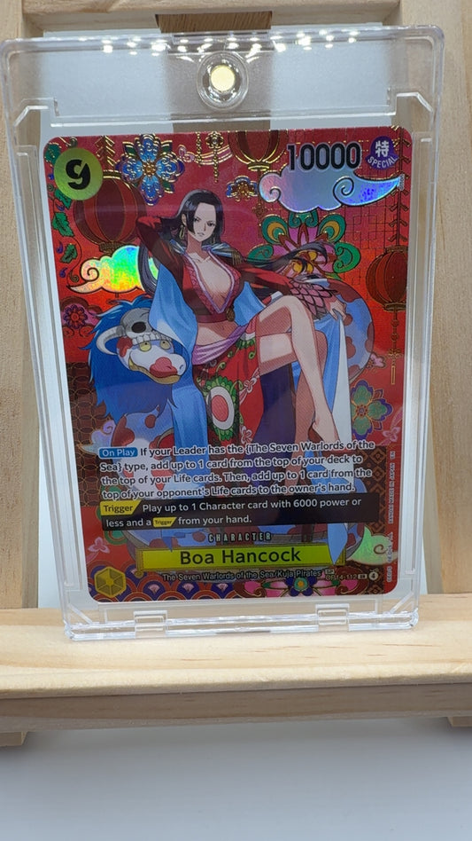 Boa Hancock One Piece The Azure Sea‘s Seven OP14-112 SR V.3 SP Alt Art - Rückseite