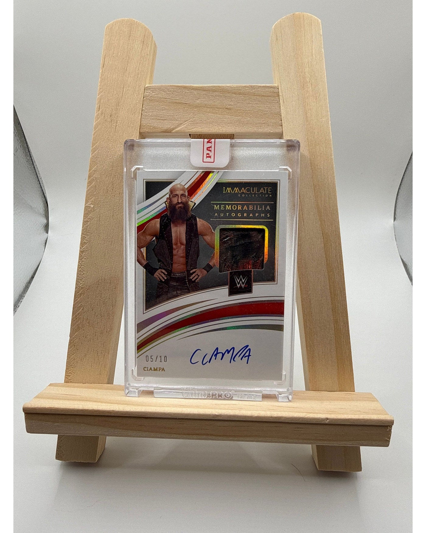 2022 Panini Immaculate Collection WWE Ciampa Patch Auto /10