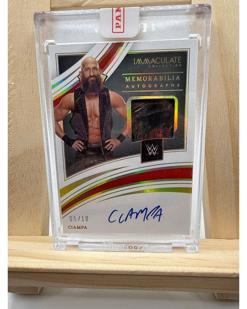 2022 Panini Immaculate Collection WWE Ciampa Patch Auto /10