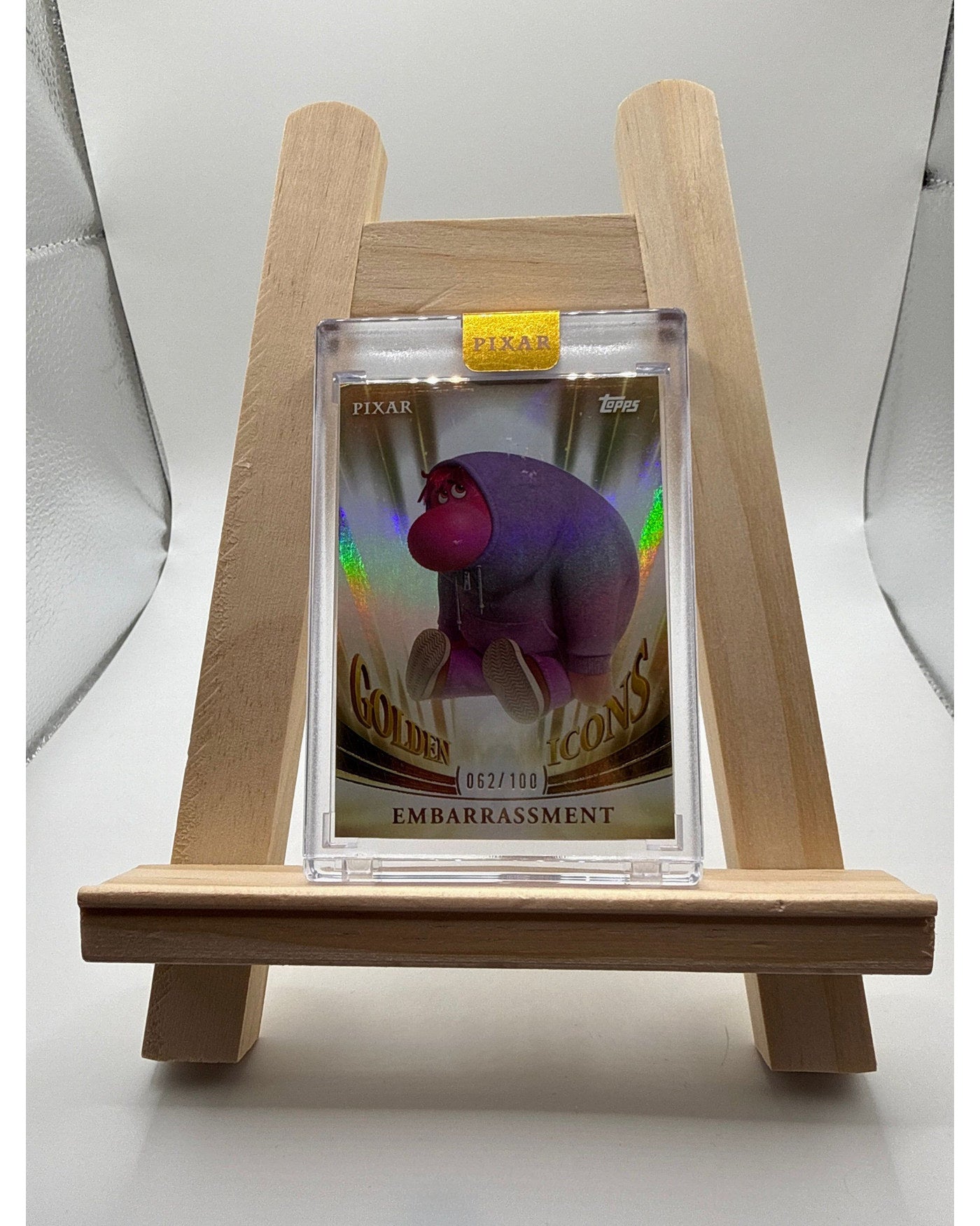 2025 Topps Chrome Pixar Gold Golden Icons Embarassment /100