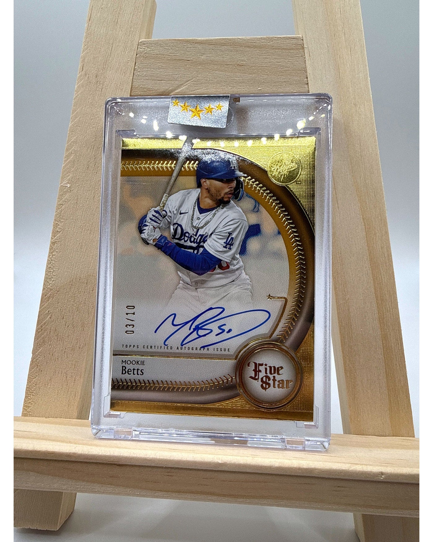 2025 Topps Five Star Mookie Betts Autogramm /10