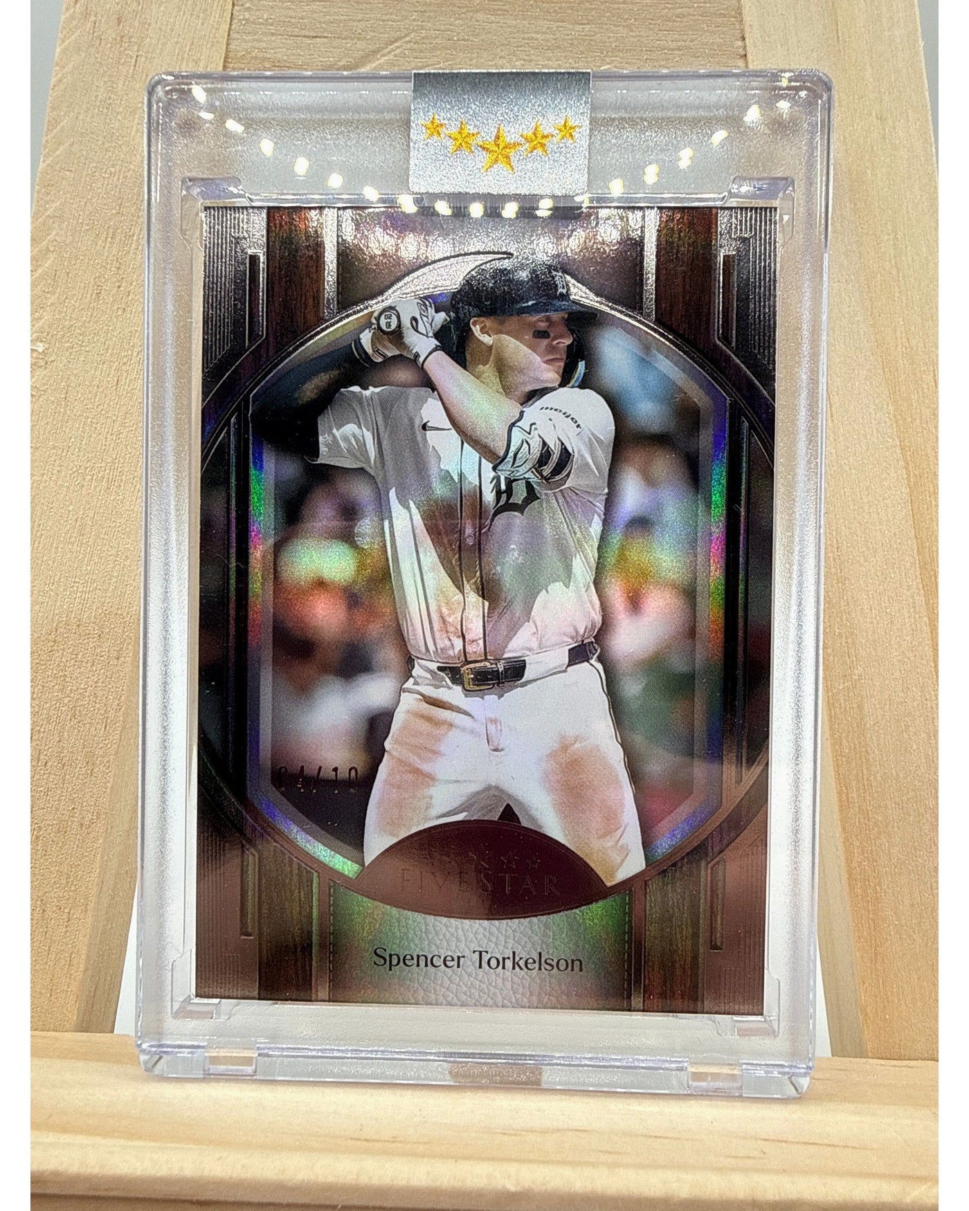 2025 Topps Five Star Spencer Torkelson Silver/Wood /10 Detroit Tigers