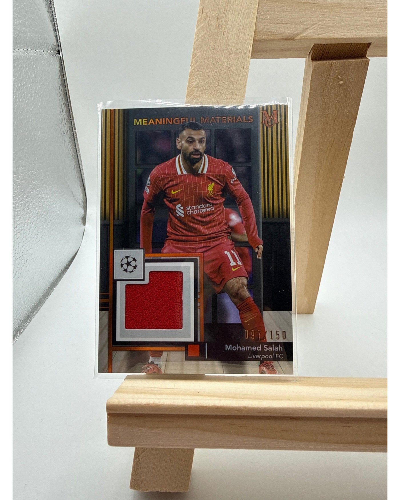 2025 Topps Museum Collection Mohamed Salah Meaningful Material Relic /150