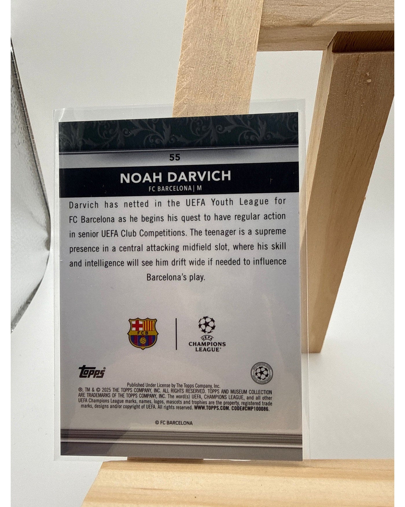 2025 Topps Museum Collection RC Rookie Noah darvich/99
