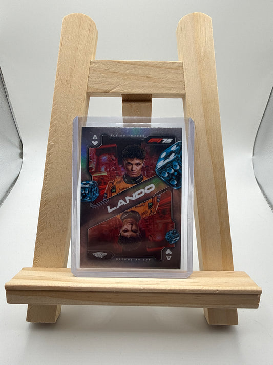 Lando  - Topps Chrome F1 2025  Ace of Trades (SCA-4) Refractor - Vorderseite
