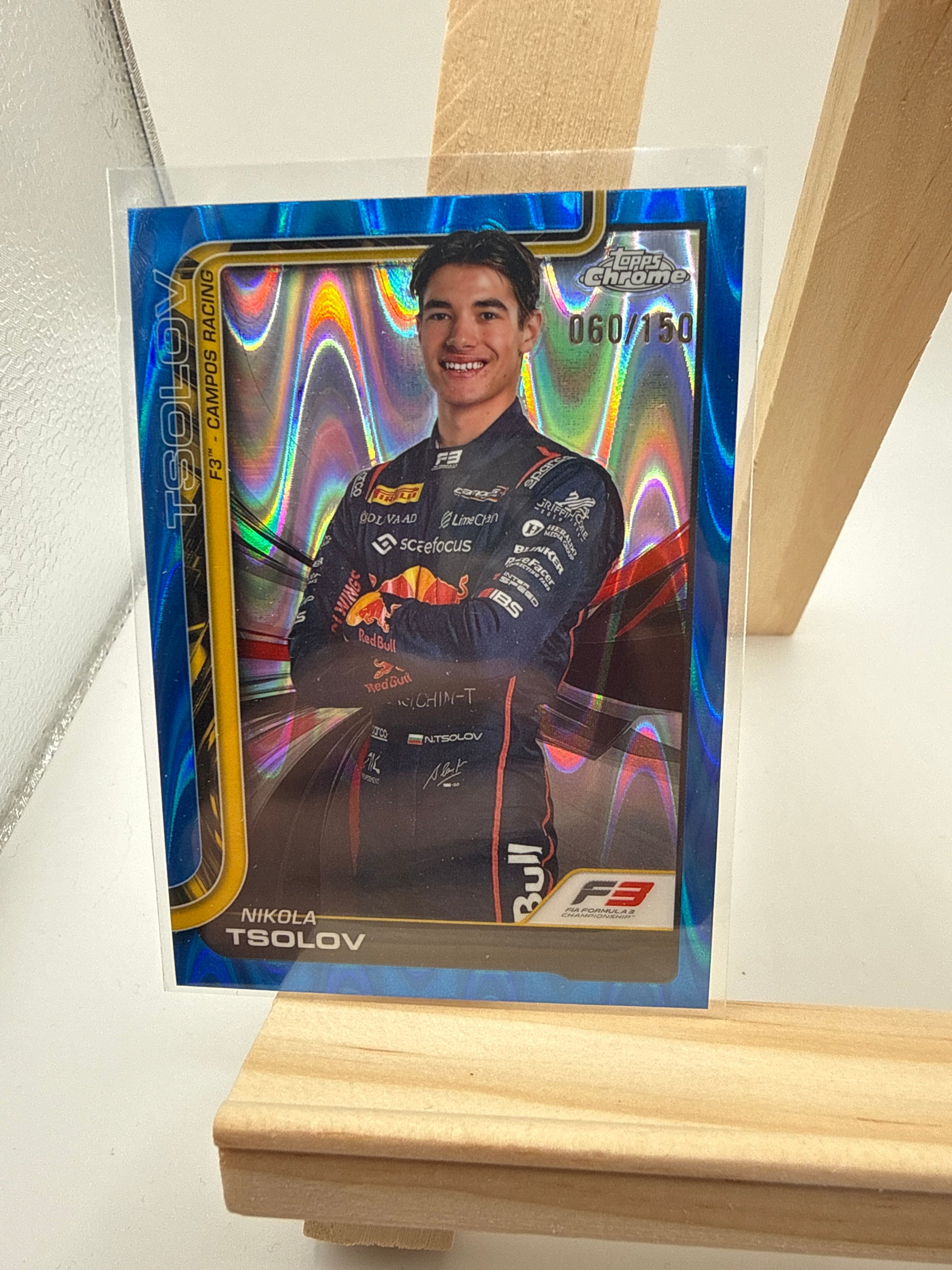 Nikola Tsolov - Topps Chrome F1 2025  /150 - Vorderseite