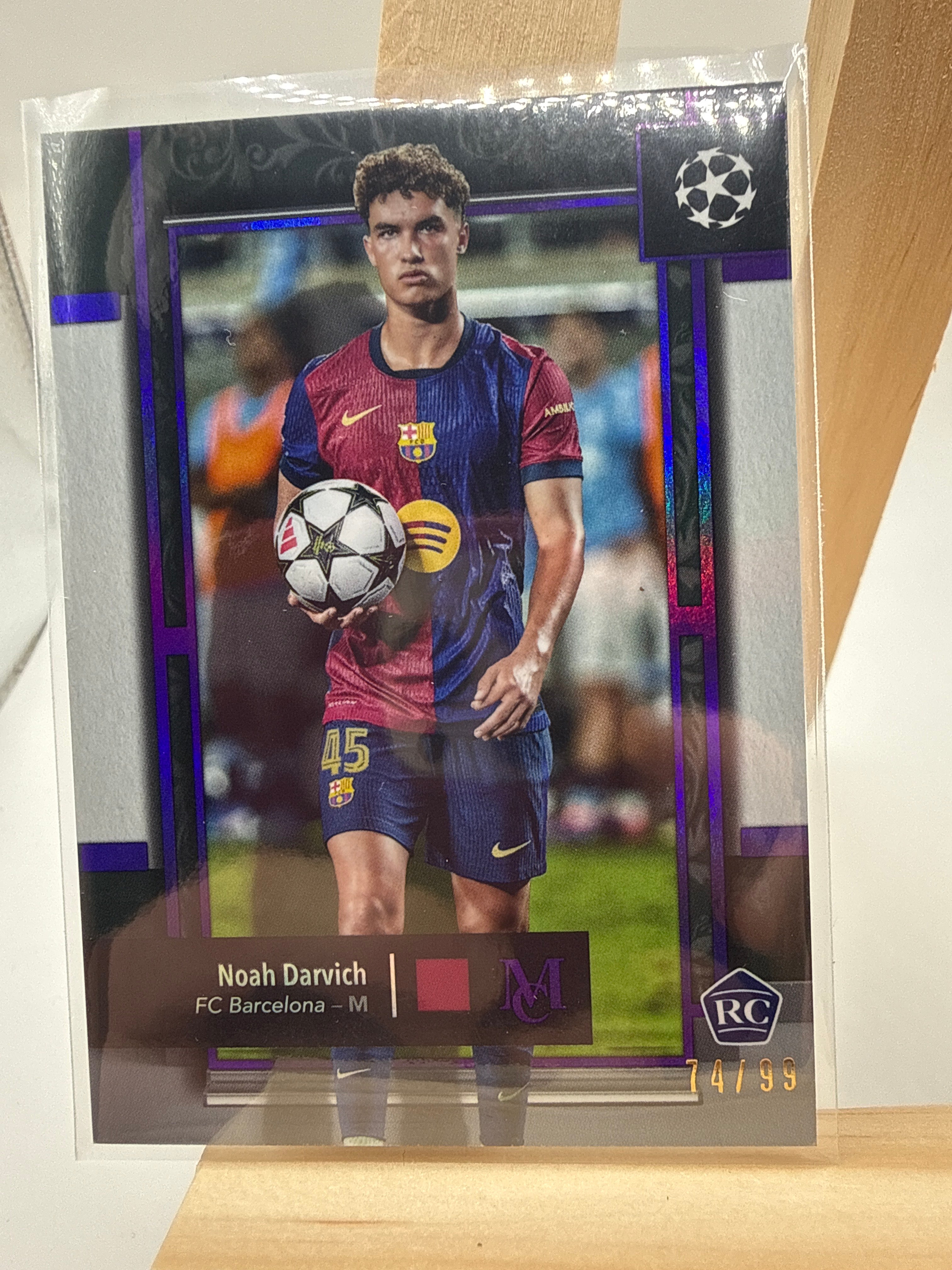 2025 Topps Museum Collection RC Rookie Noah darvich/99 - Rückseite