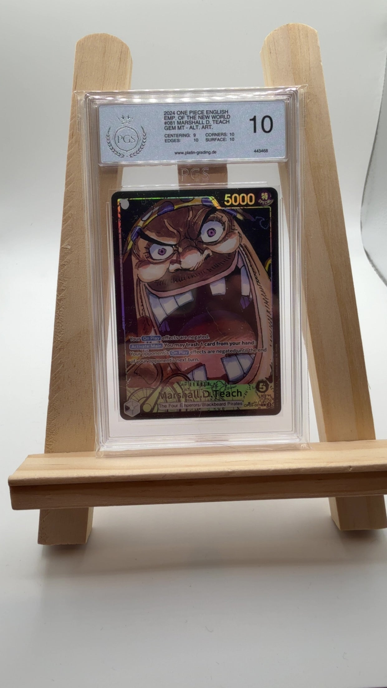 One Piece emp. Of The New World Marshall D. Teach Op09-81 EN GM 10