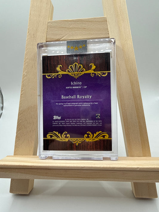 Ichiro Suzuki Topps Five Star Baseball Royalty Green/purple Super Rare /15 - Rückseite