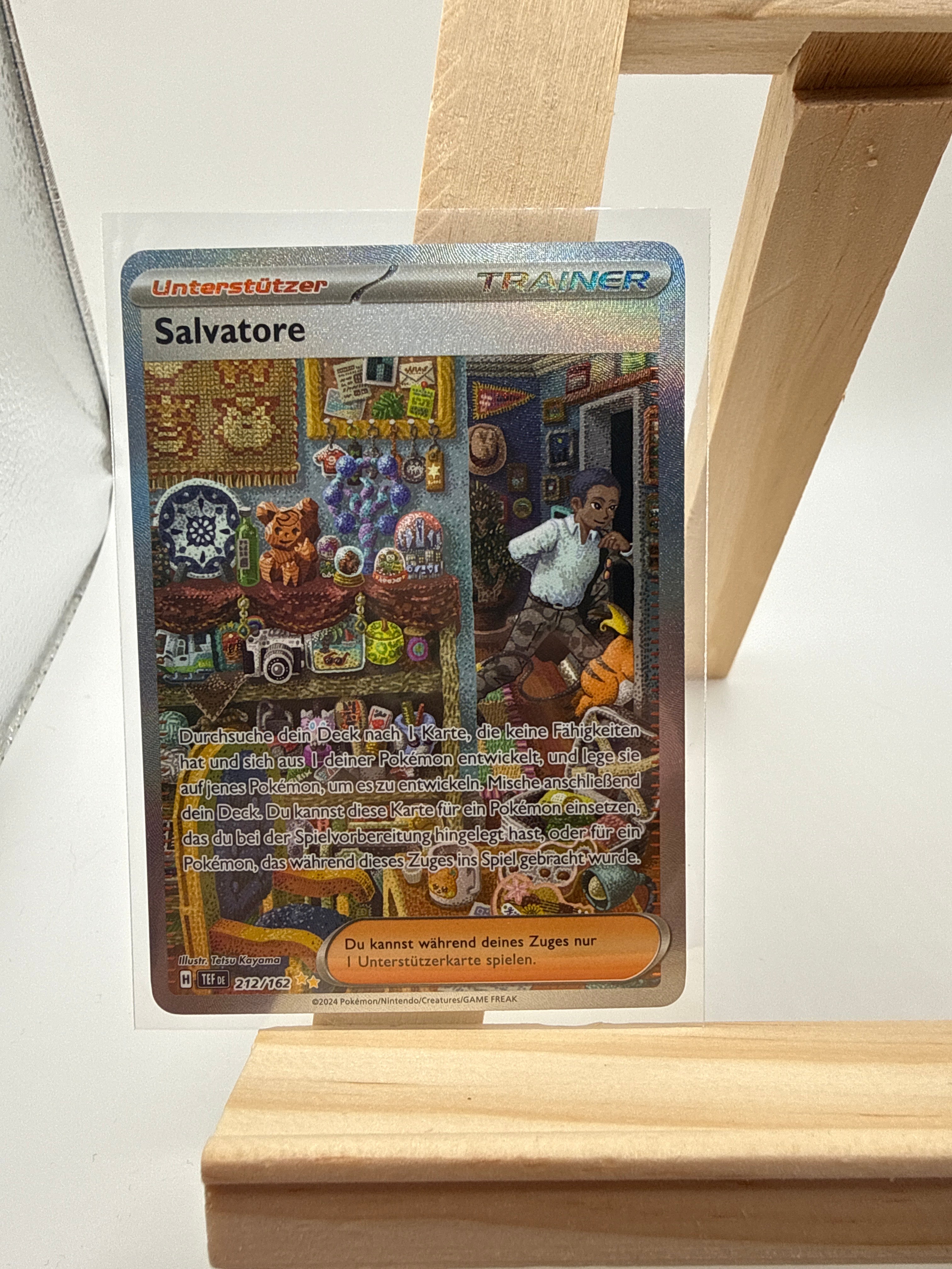Pokémon Temporal Forces Salvatore 212/162 (NM) - Vorderseite