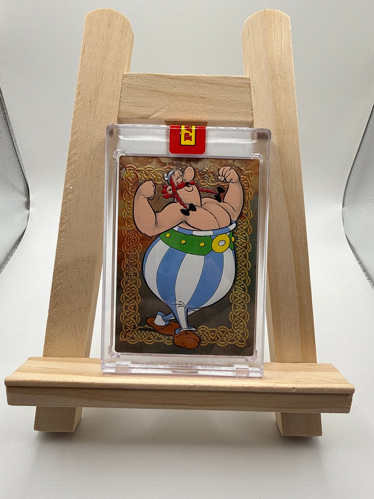 Panini Asterix Sine Tempore 2025 Cuprum Card (Kupferkarte) Obelix - Vorderseite