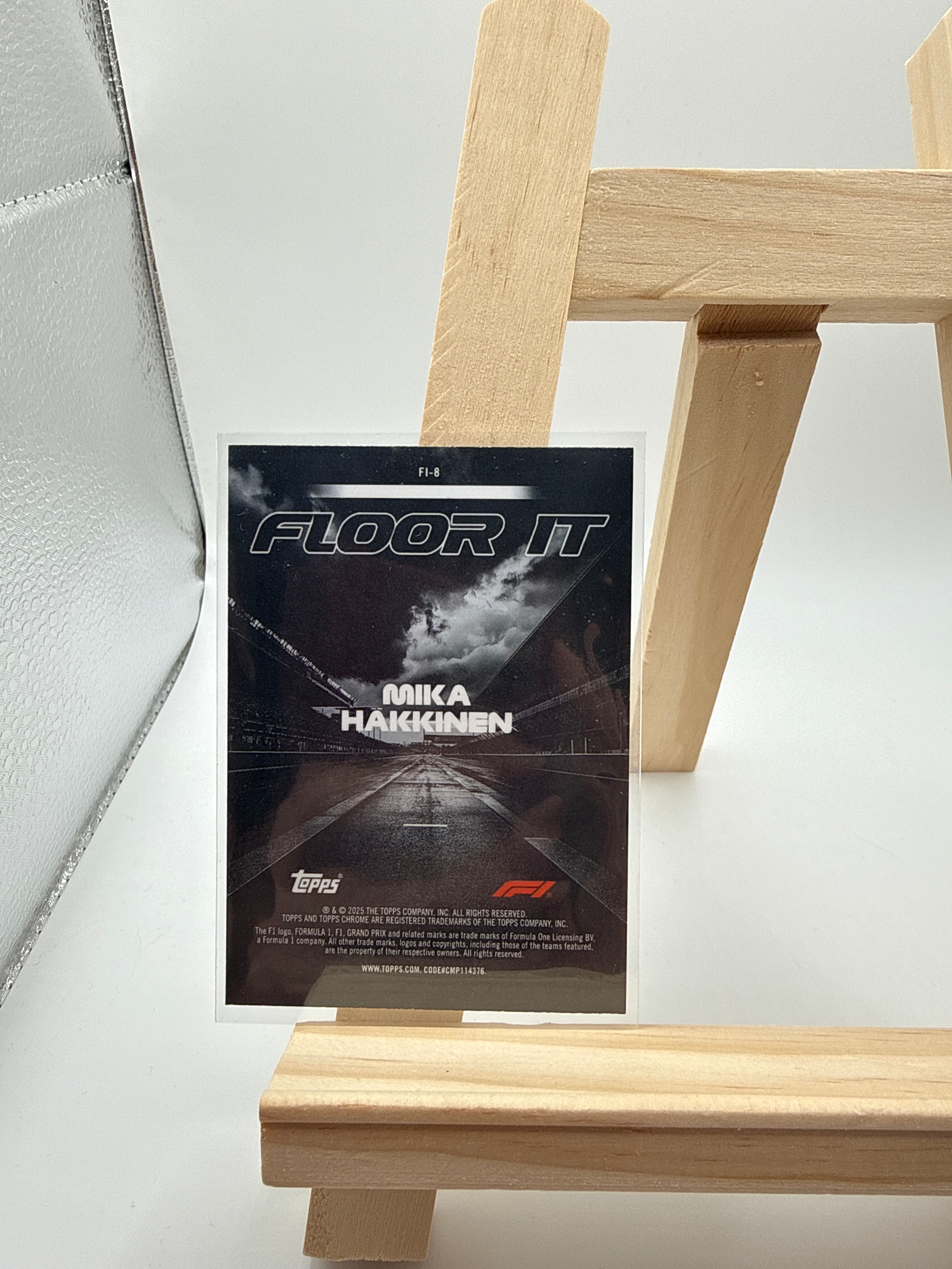 Mika Häkkinen - Topps Chrome F1 2025  Floor IT (FI-8) - Rückseite