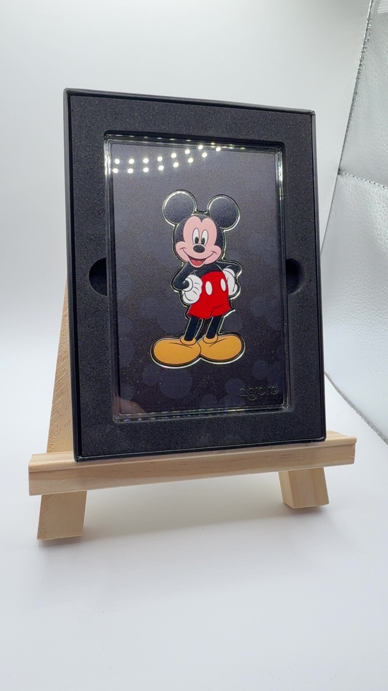 Disney Micky Mouse Agoro Collectibles Metallfigur / Silver Edition - Vorderseite