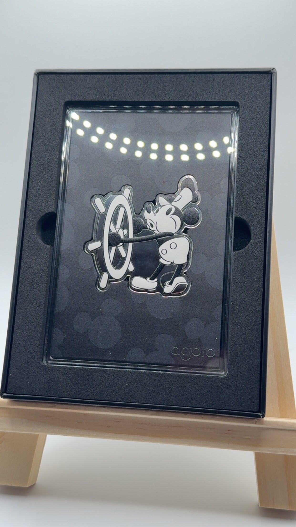 2025 Agoro Disney Mickey Mouse Tier 2 - 1/2 oz Reines Silber 999 - /1000 - Rückseite