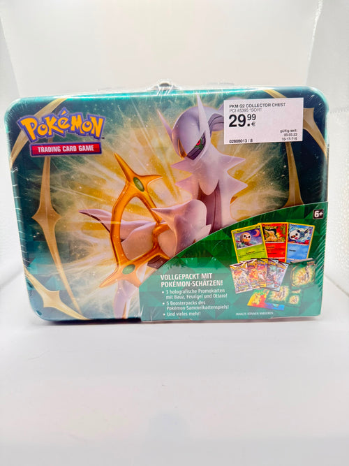 Pokémon TCG Sammelkartenspiel Arceus Spring 2022 Chest Deutsch VERSCHWEIẞT