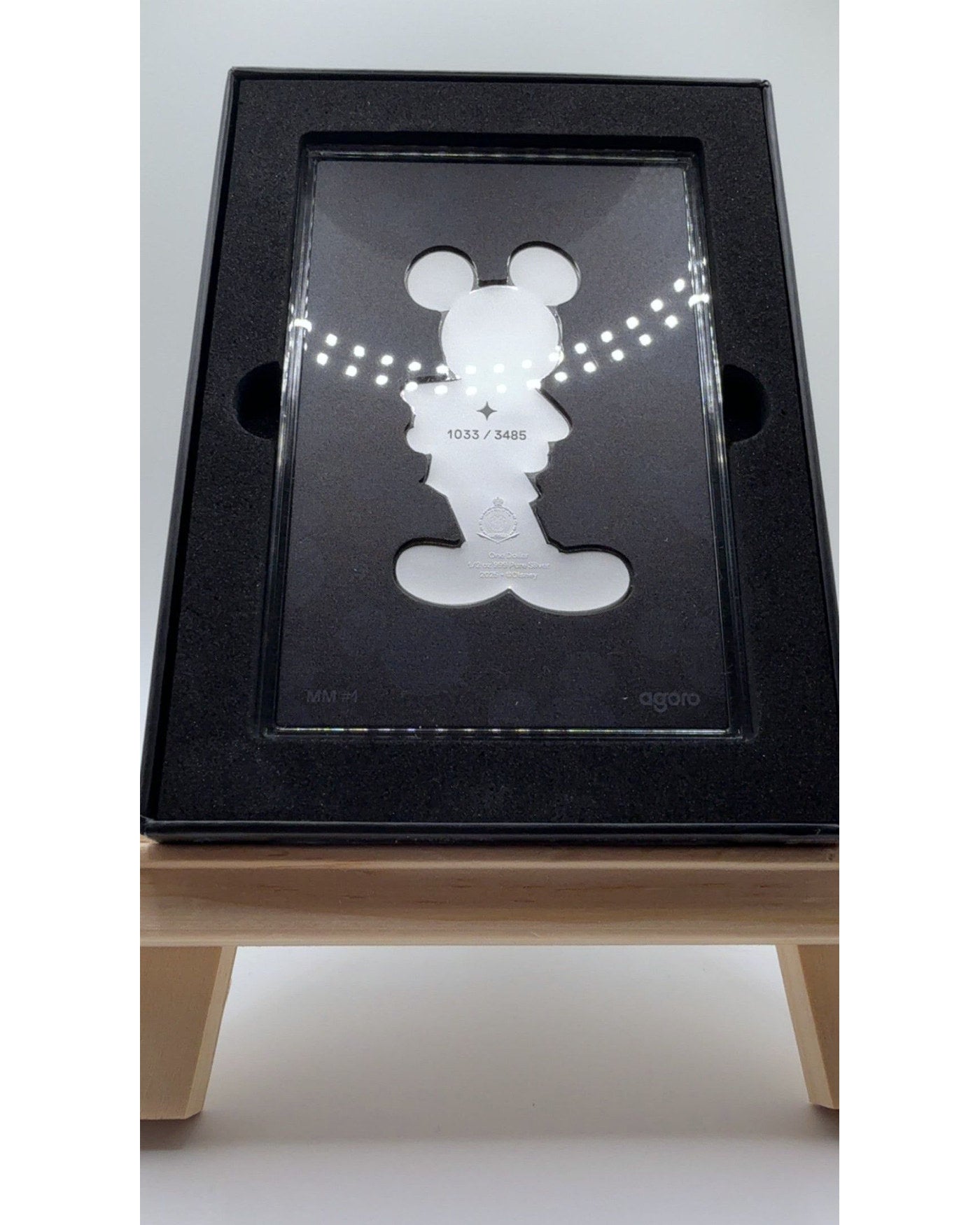 Disney Micky Mouse Agoro Collectibles Metallfigur / Silver Edition