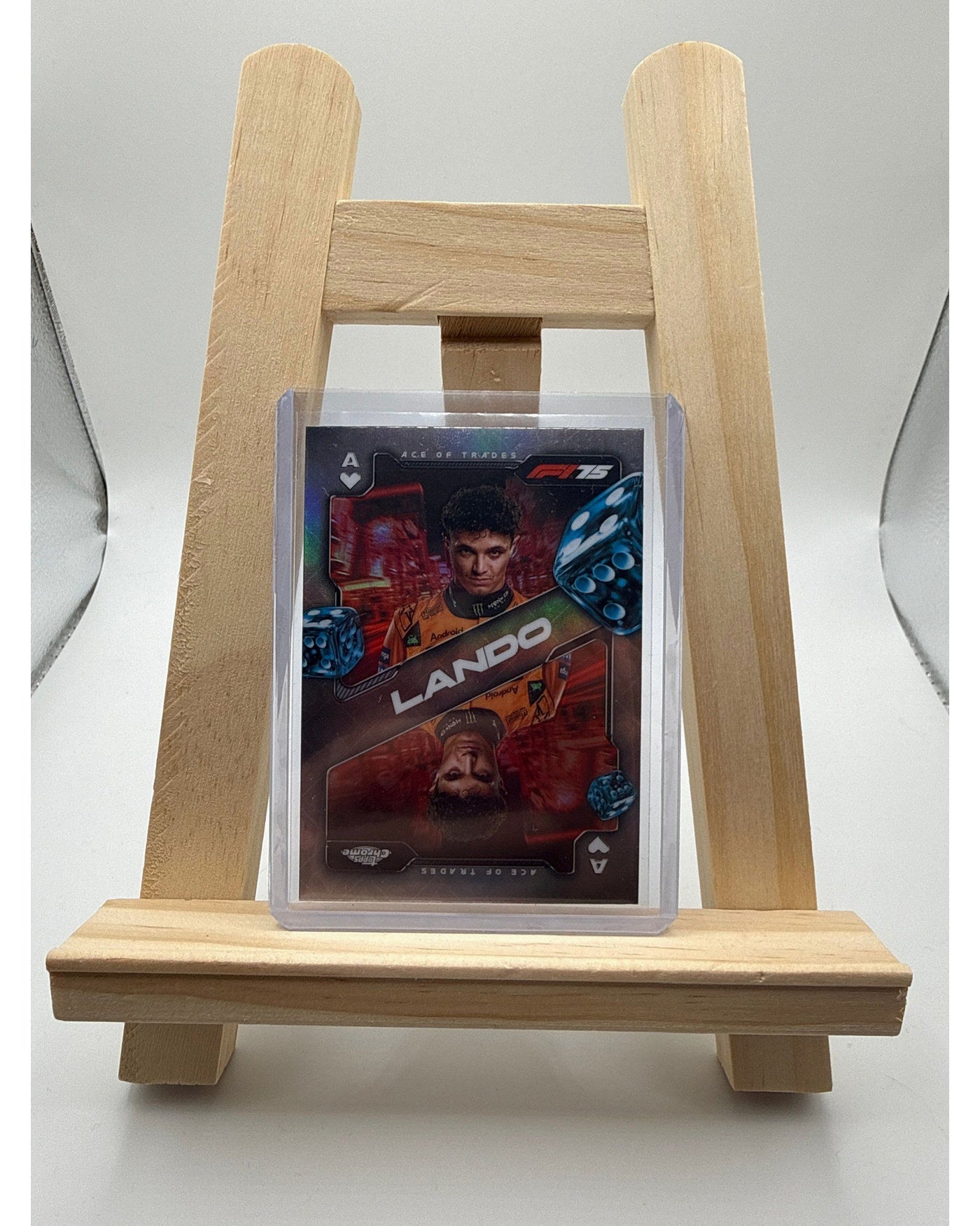 Lando  - Topps Chrome F1 2025  Ace of Trades (SCA-4) Refractor