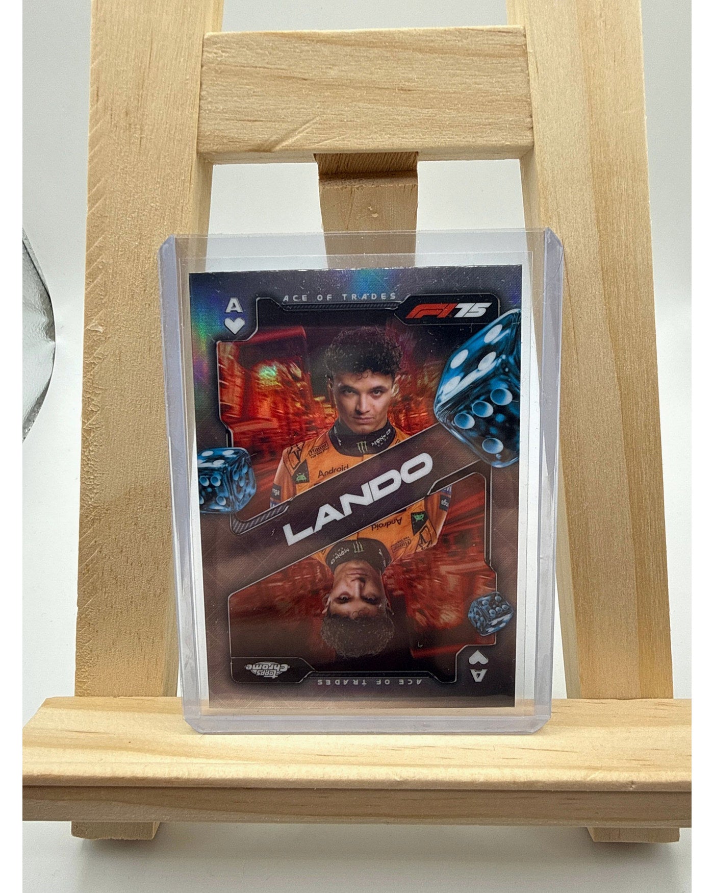 Lando  - Topps Chrome F1 2025  Ace of Trades (SCA-4) Refractor