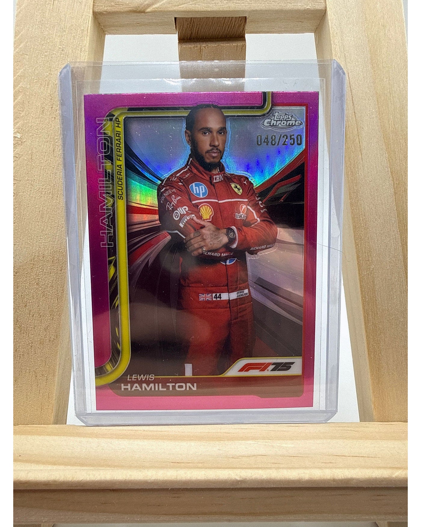 Lewis Hamilton - Topps Chrome F1 2025  /250 Pink