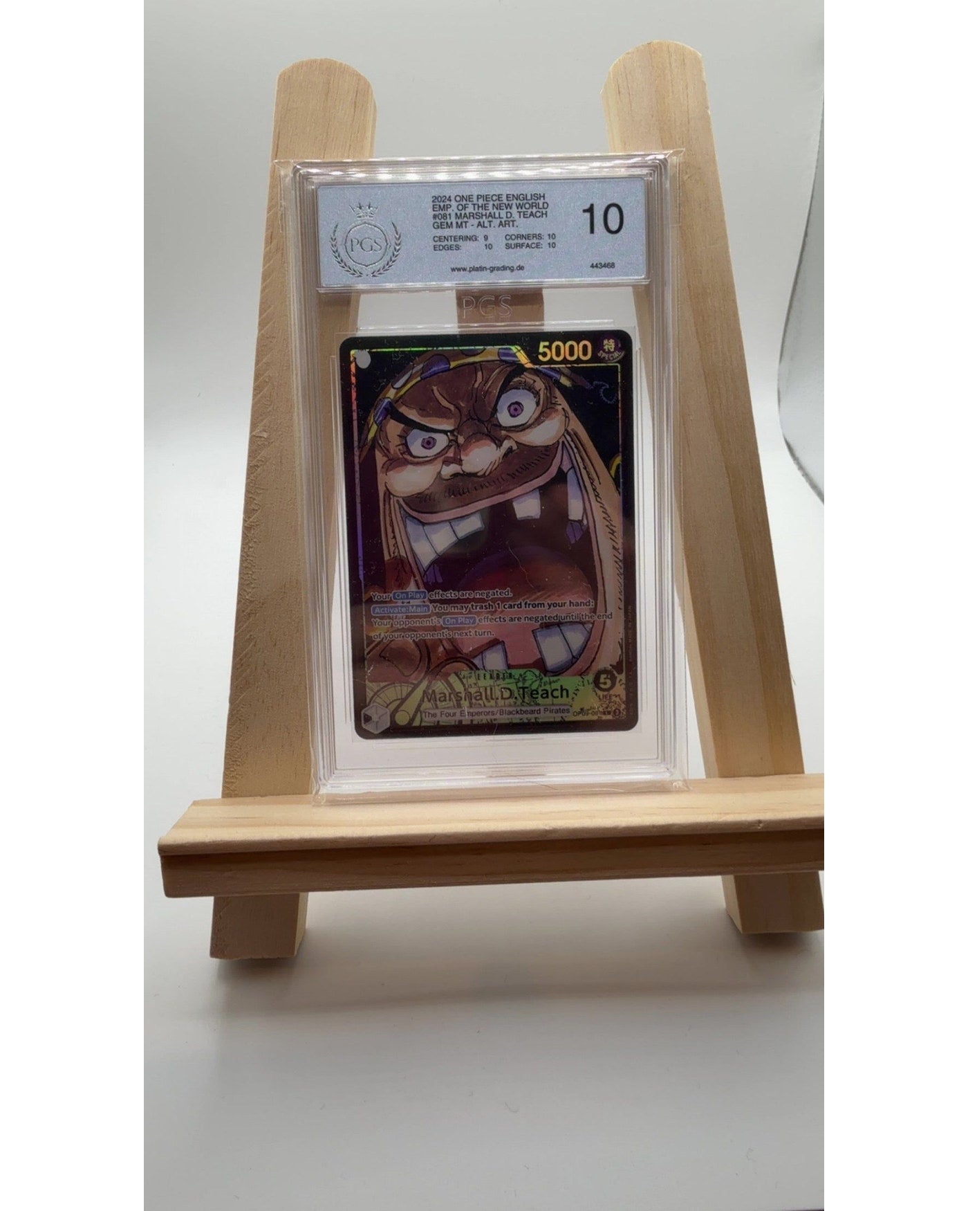 One Piece emp. Of The New World Marshall D. Teach Op09-81 EN GM 10