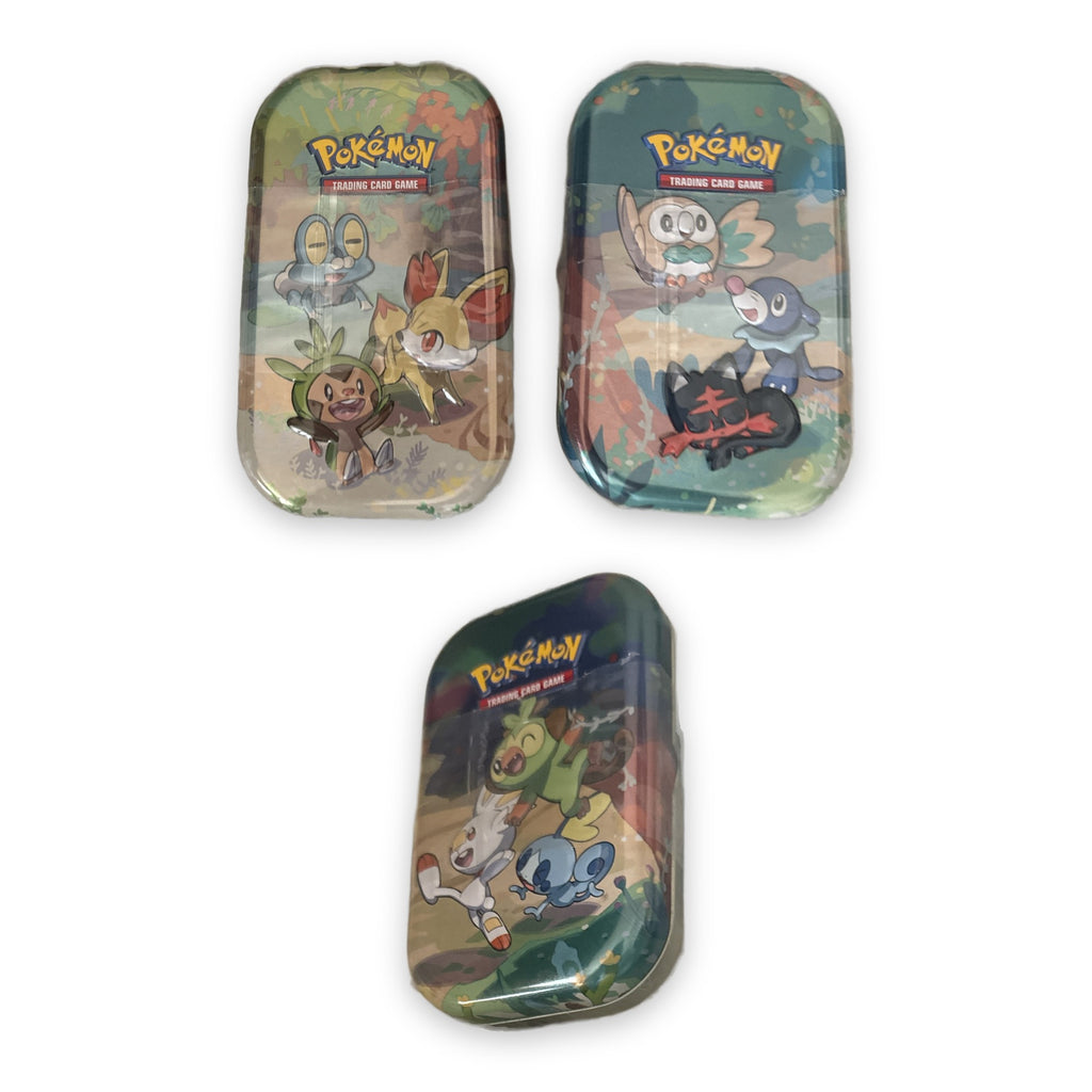 Pokémon Celebrations Mini Tins auf Deutsch: Kalos, Alola und Galar, versiegelt
