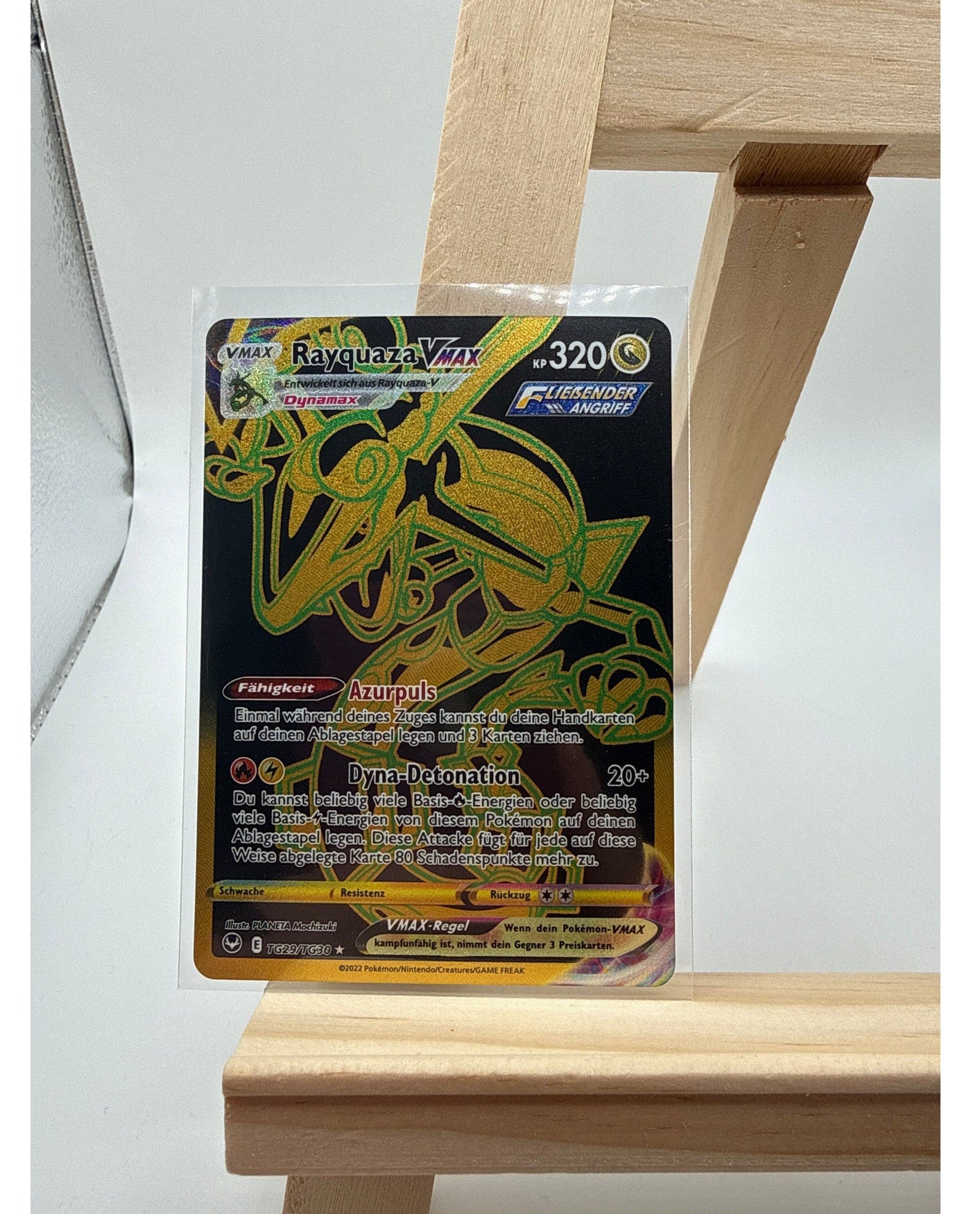 Pokemon - Rayquaza VMAX GOLD - TG29/TG30 - Silberne Sturmwinde Deutsch - NM