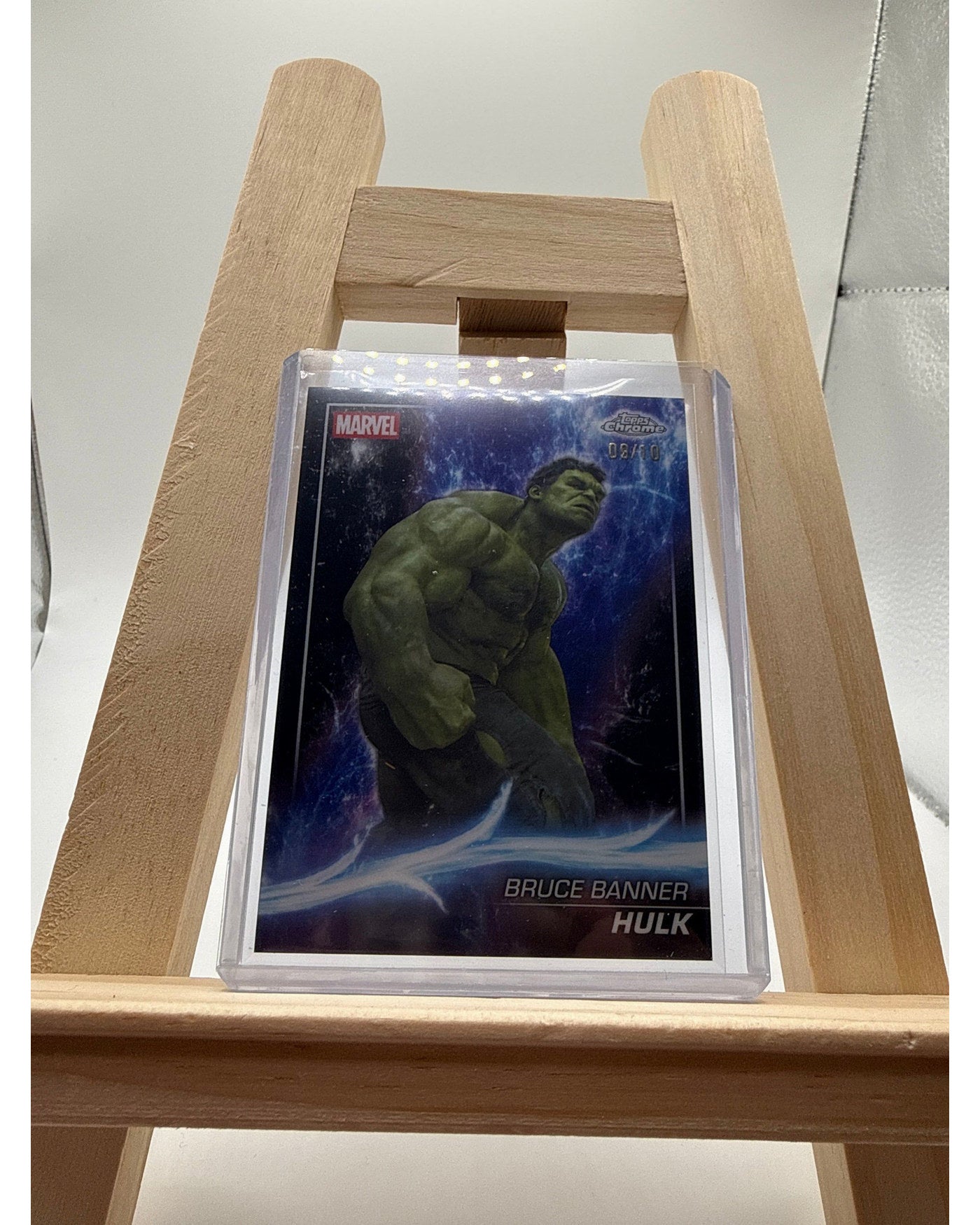 Topps Chrome 2025 Marvel Edition Bruce Banner / Hulk Nummerierung 09/10