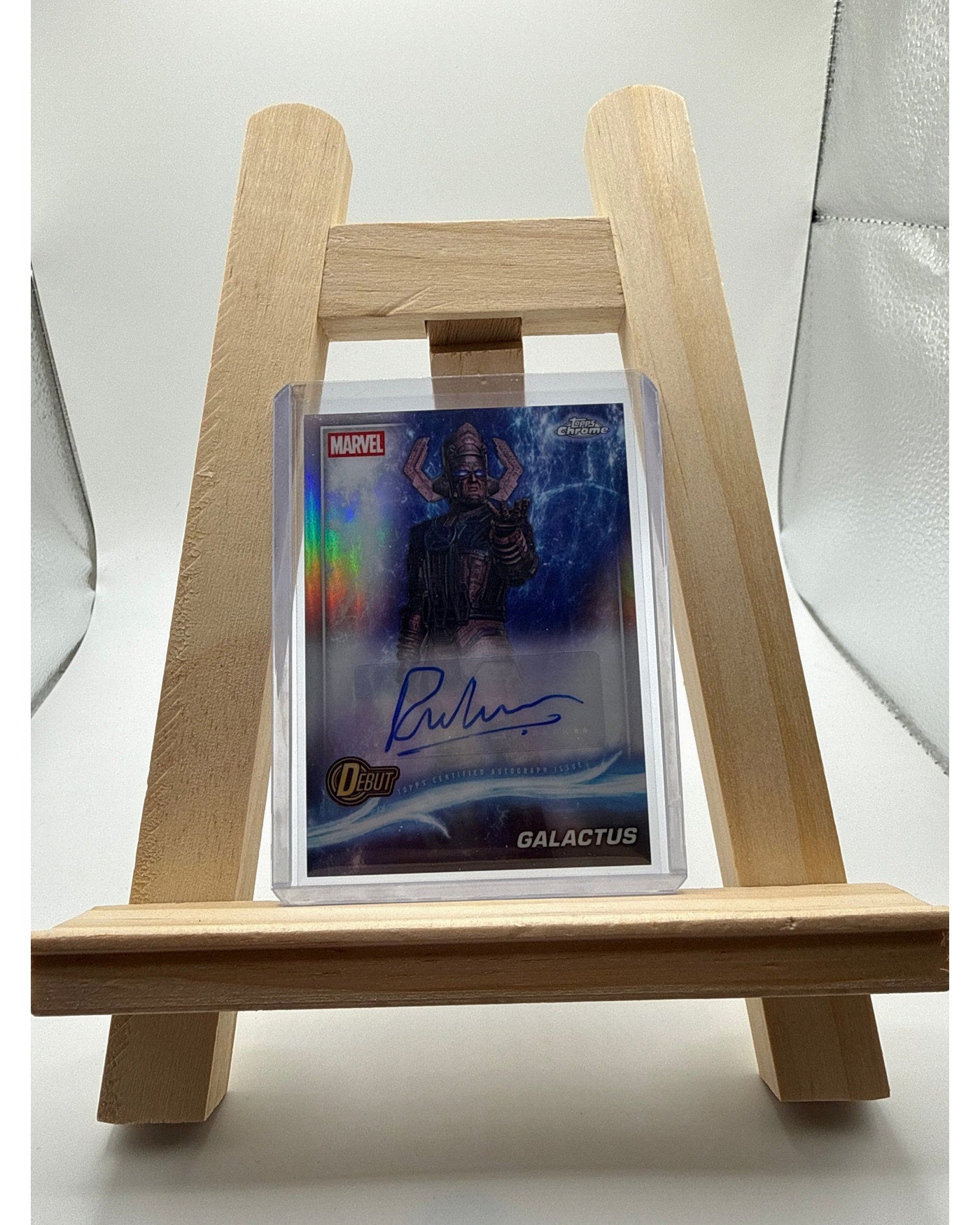 Topps Chrome 2025 Marvel Edition Galactus / Ralph Ineson Auto Autograph Card