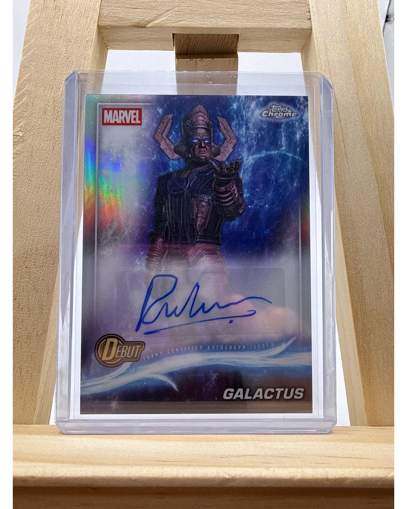 Topps Chrome 2025 Marvel Edition Galactus / Ralph Ineson Auto Autograph Card