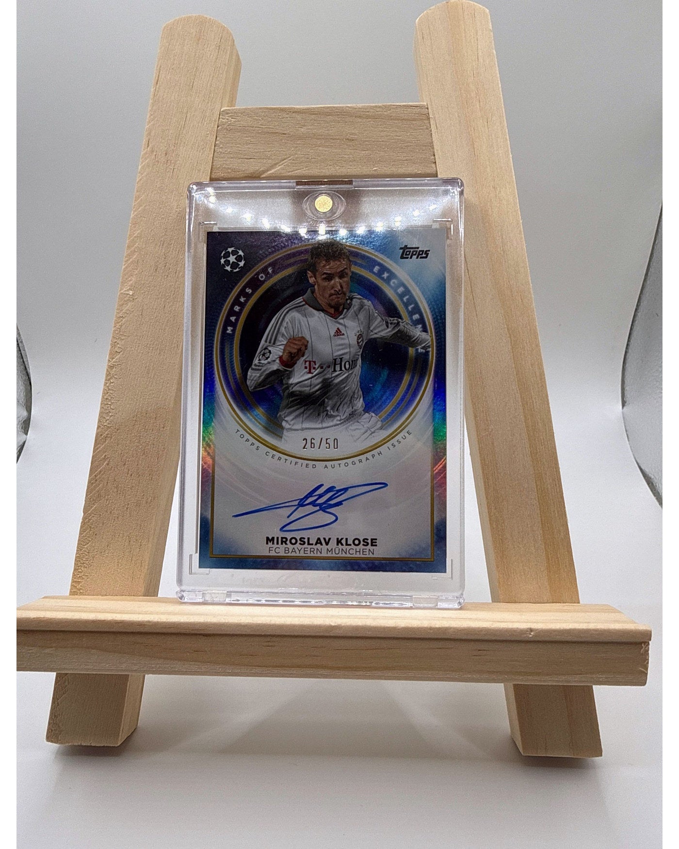 Topps Chrome Merlin 24/25 Marks Of Excellence Klose Auto /50