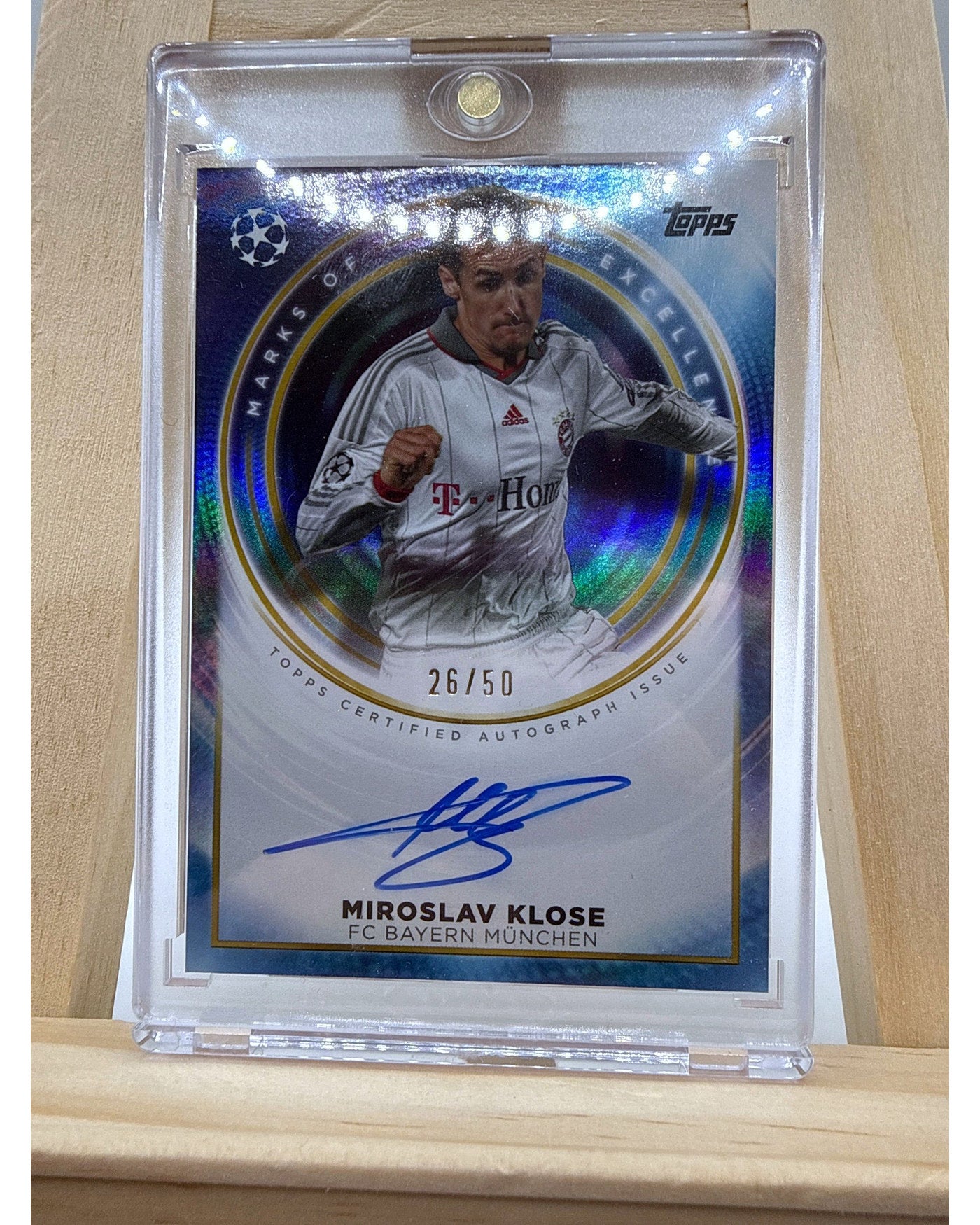 Topps Chrome Merlin 24/25 Marks Of Excellence Klose Auto /50